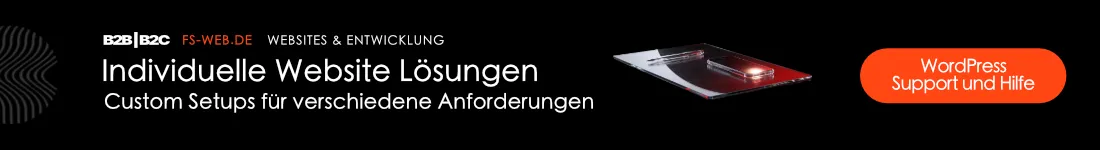 FS-Web Website Support Banner